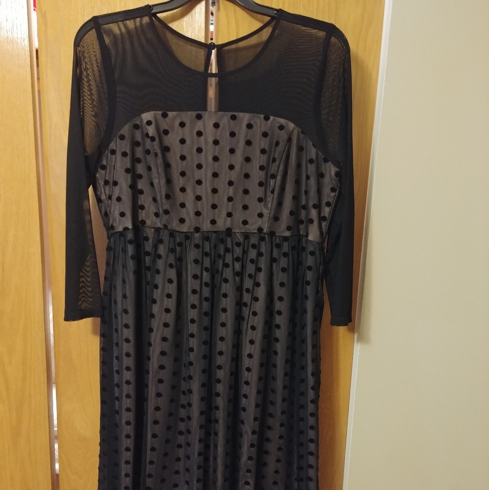 Motherhood Maternity polka dot dress